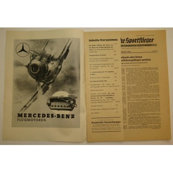 Der Deutsche Sportflieger, Nr.8, August 1940, Zeitschrift für die gesamte Luftfahrt.. Espenlaub militaria